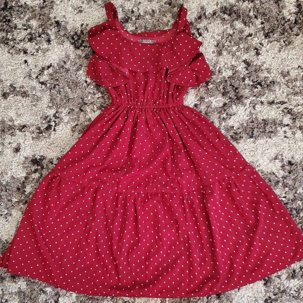 A.T.U.N. Polka Dot Ruffle Size 9-10Y
